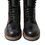 Thumbnail: Dolce & Gabbana Black Leather Military Combat Boots Shoes