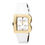 Thumbnail: Laura Biagiotti White Leather Dress Watch