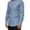 Thumbnail: Dolce & Gabbana Blue Cotton Collared GOLD Formal Dress Shirt