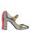 Thumbnail: Dolce & Gabbana Silver Glitter Mink Fur VALLY Pumps Shoes