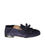 Thumbnail: Salvatore Ferragamo Blue Calfskin Slip-On Loafers