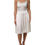 Thumbnail: Dolce & Gabbana White Lace DG Logo Silk Dress Sleepwear
