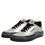 Thumbnail: HIDE & JACK Silver Leather Lace Up Low Top Sneakers Shoes