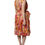 Thumbnail: Dolce & Gabbana Multicolor Floral Silk V-neck Chiffon Dress