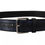 Thumbnail: Dolce & Gabbana Blue Black Logo Print Silver Buckle Belt