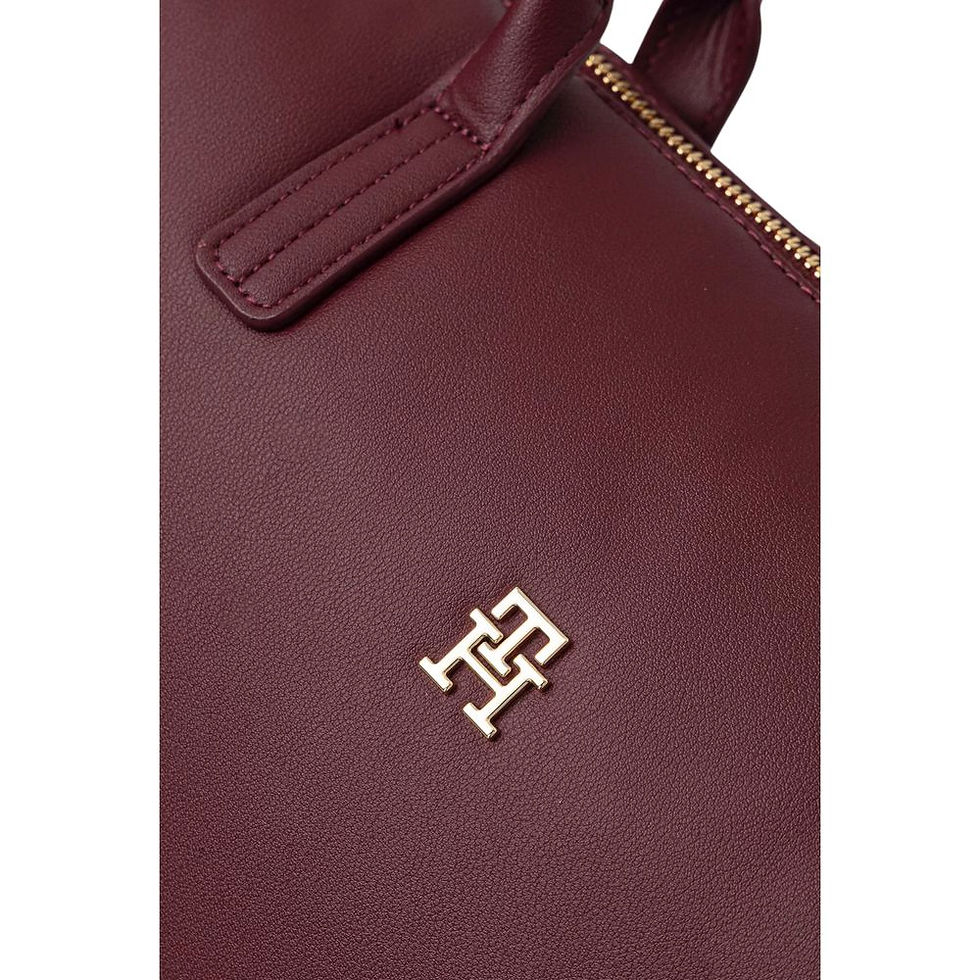 Thumbnail: Tommy Hilfiger Bordeaux Recycled Polyester Handbag