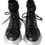 Thumbnail: Dolce & Gabbana Black Nylon Galileo High Top Sneakers Shoes