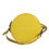 Thumbnail: MSGM Yellow Leather Logo Crossbody Sling Shoulder Round Bag