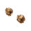 Thumbnail: Dolce & Gabbana Gold Tone Maxi Faux Pearl Floral Clip-on Jewelry Earrings