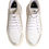 Thumbnail: HIDE & JACK White Beige Lace Up Mid Top Casual Sneakers Shoes