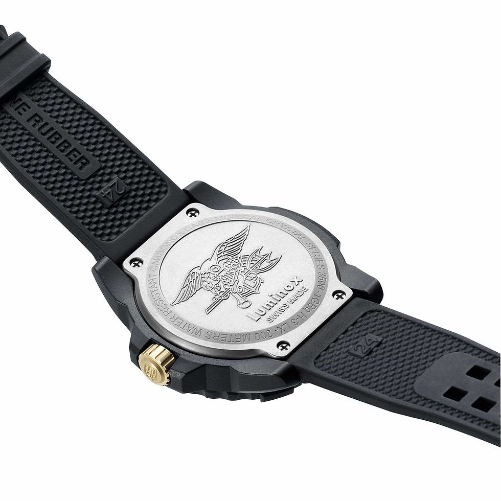 Thumbnail: Luminox Black Rubber Sport Watch