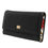 Thumbnail: Dolce & Gabbana Black Leather Logo Plaque Trifold Card Holder Wallet