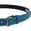 Thumbnail: Dolce & Gabbana Blue Beige Leather Weaved Metal Buckle Belt