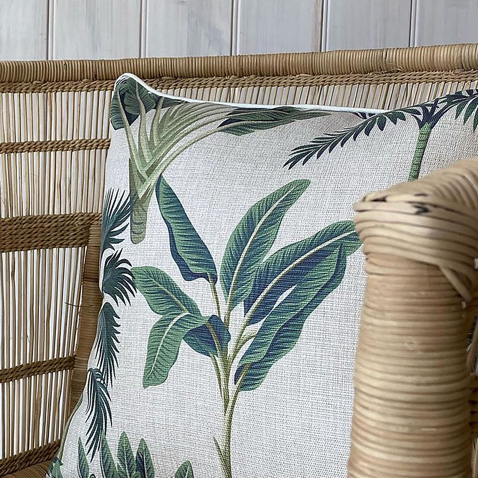 Thumbnail: Cushion Cover-With Piping-Del Coco-45cm X 45cm
