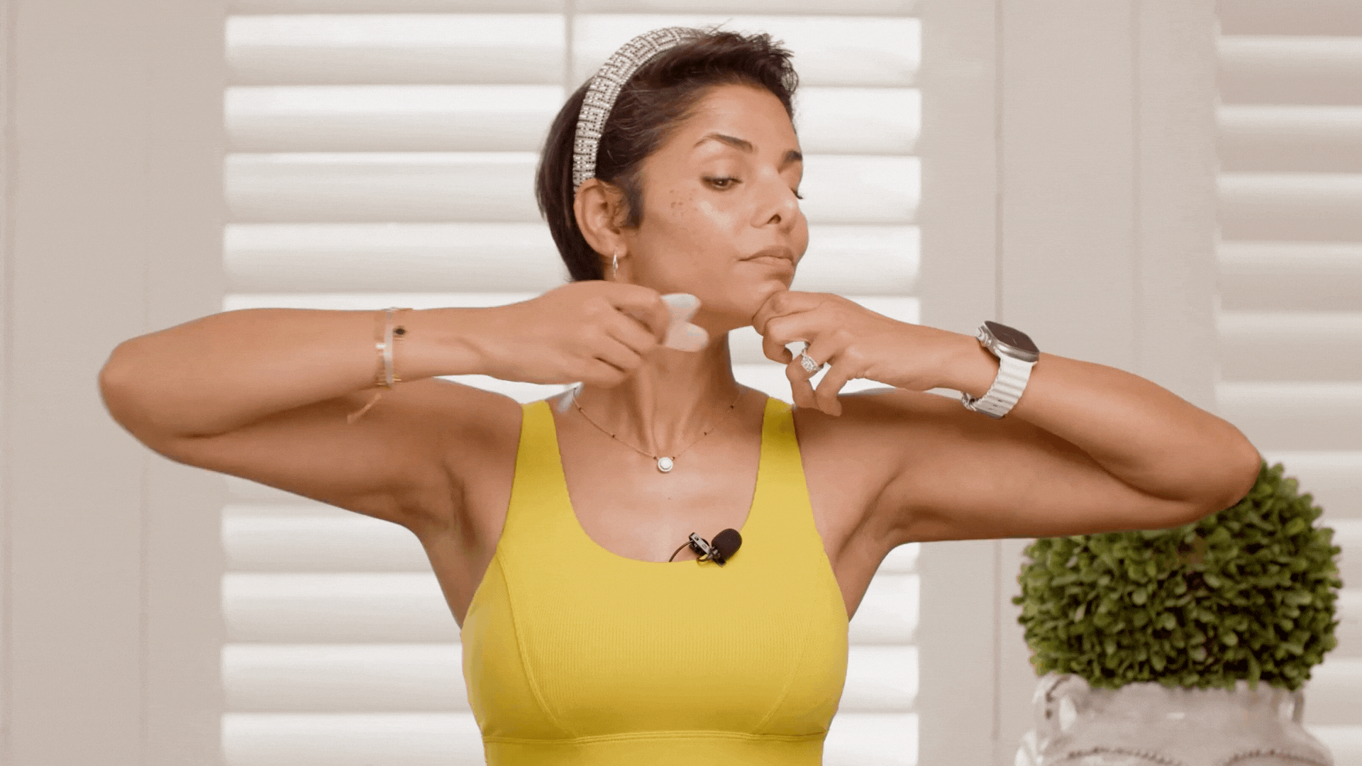 Gua Sha technique demonstration