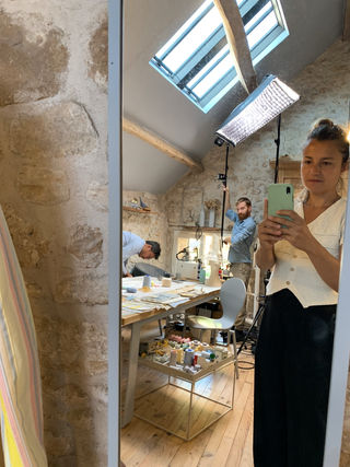shooting photo pour un créateur de mode