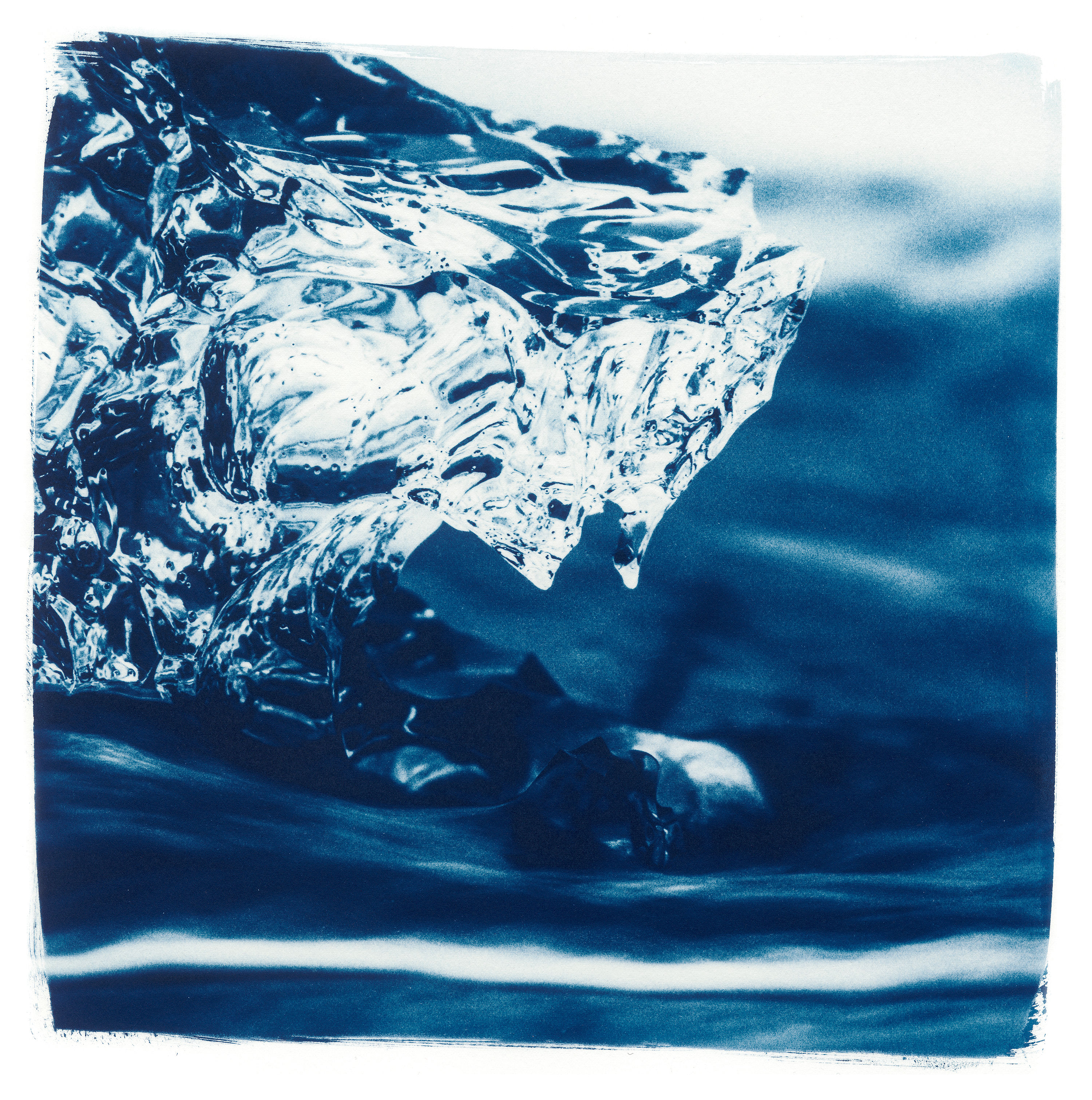 Diamond Beach // 12 // Impression cyanotype originale