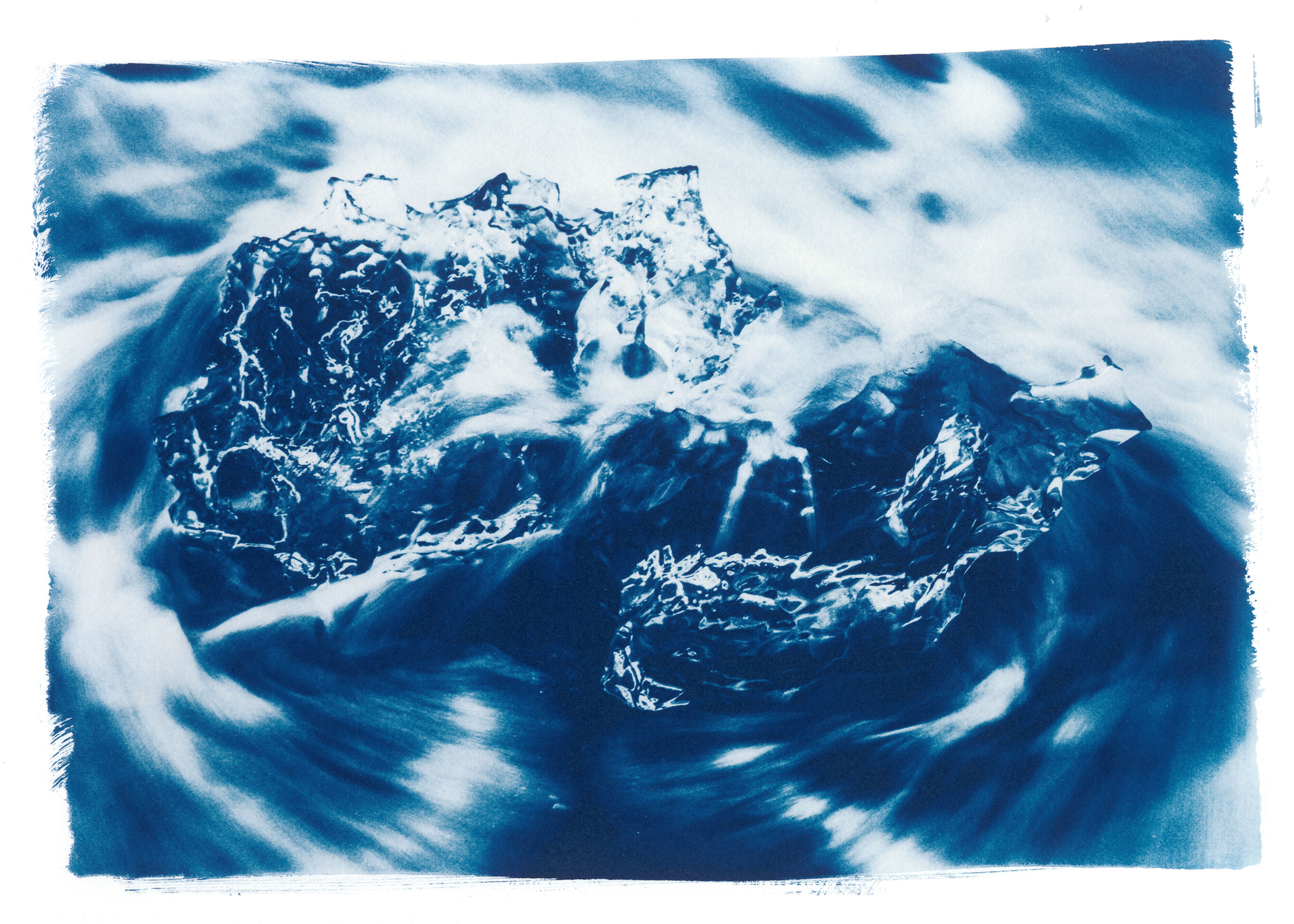 Diamond 4 // 36 // Original Cyanotype Print