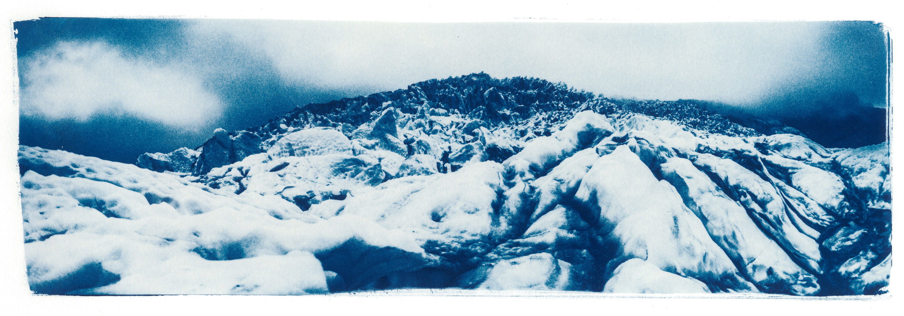 Vatnajökull // 18 // Impression cyanotype originale