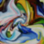 Swirl of Mountainsand Sky, Art, Canvas Prints, Abstract Art, Wall Art, Paintings