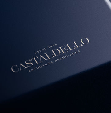 Aplicação da marca Castaldello Advogados Associados.