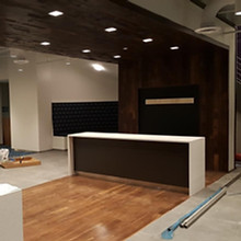 Engineered oak flooring installation in a London