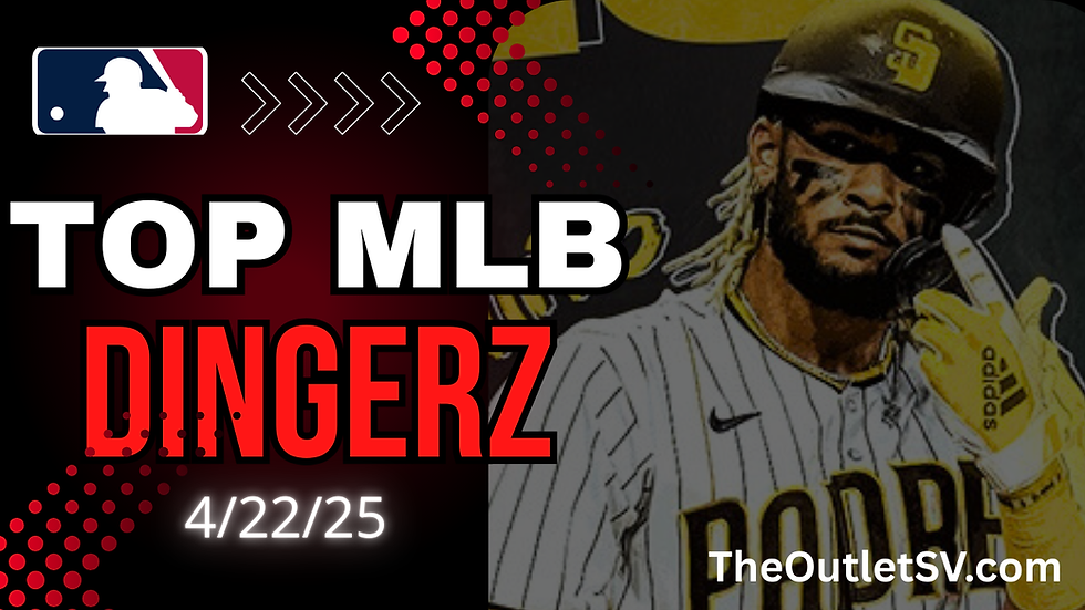 Todays Top MLB Dingerz The Outlet Sports Ventures