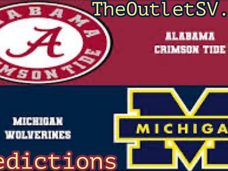 Alabama vs Michigan Plugs Prediction - College Football Picks 1/1/24