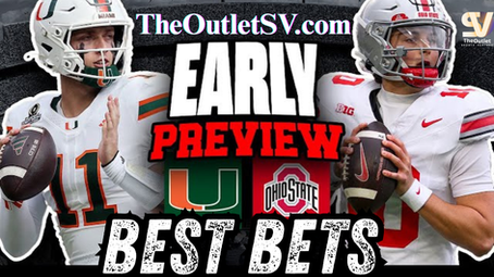 Miami Hurricanes vs. Ohio State Buckeyes | CFP Quarterfinal Best Bets