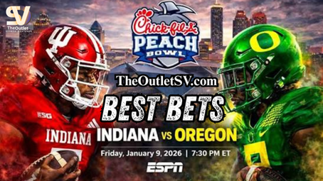 Peach Bowl Semifinal: #5 Oregon Ducks vs. #1 Indiana Hoosiers Best Bets