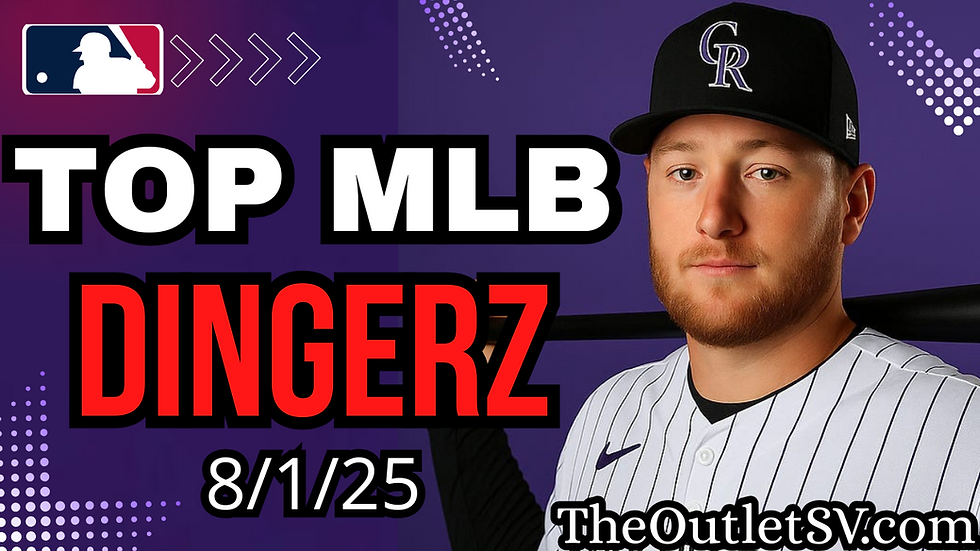Top MLB DINGERZ Homerun Props The Outlet Sports Ventures