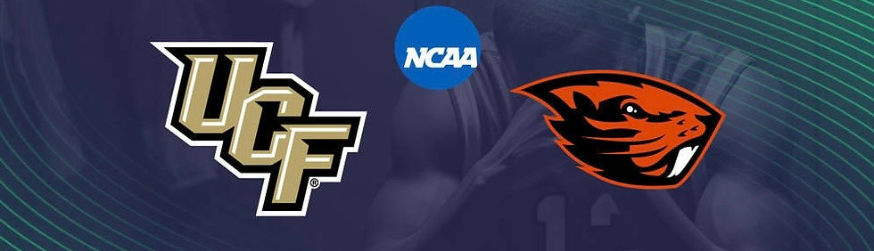 Oregon state UCF NCAA Basketball Logo Banner