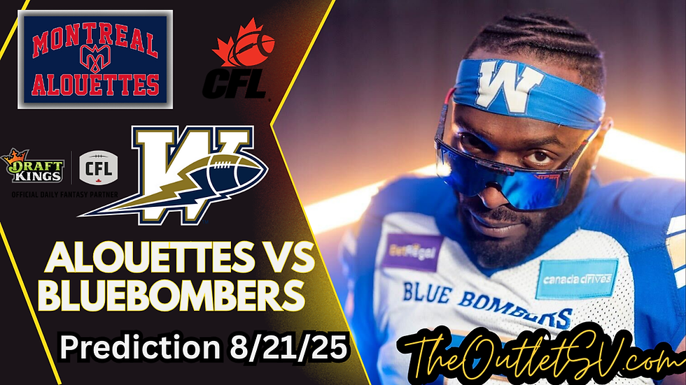 Alouettes vs bluebombers prediction the outlet sports ventures