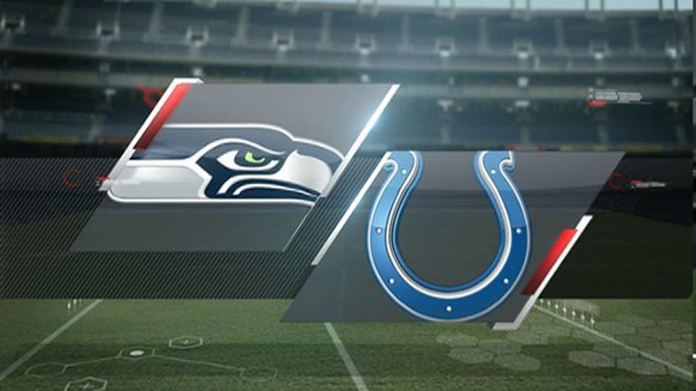 Seahawks Vs Colts NFL