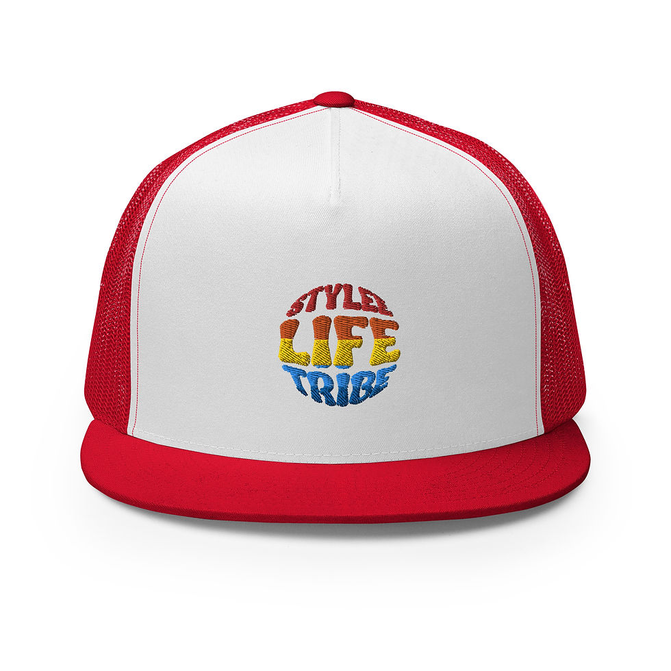 Thumbnail: Stylee Life Tribe Medallion Trucker Cap