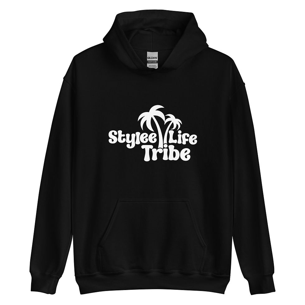 Thumbnail: Stylee Life Tribe White Logo Unisex Hoodie