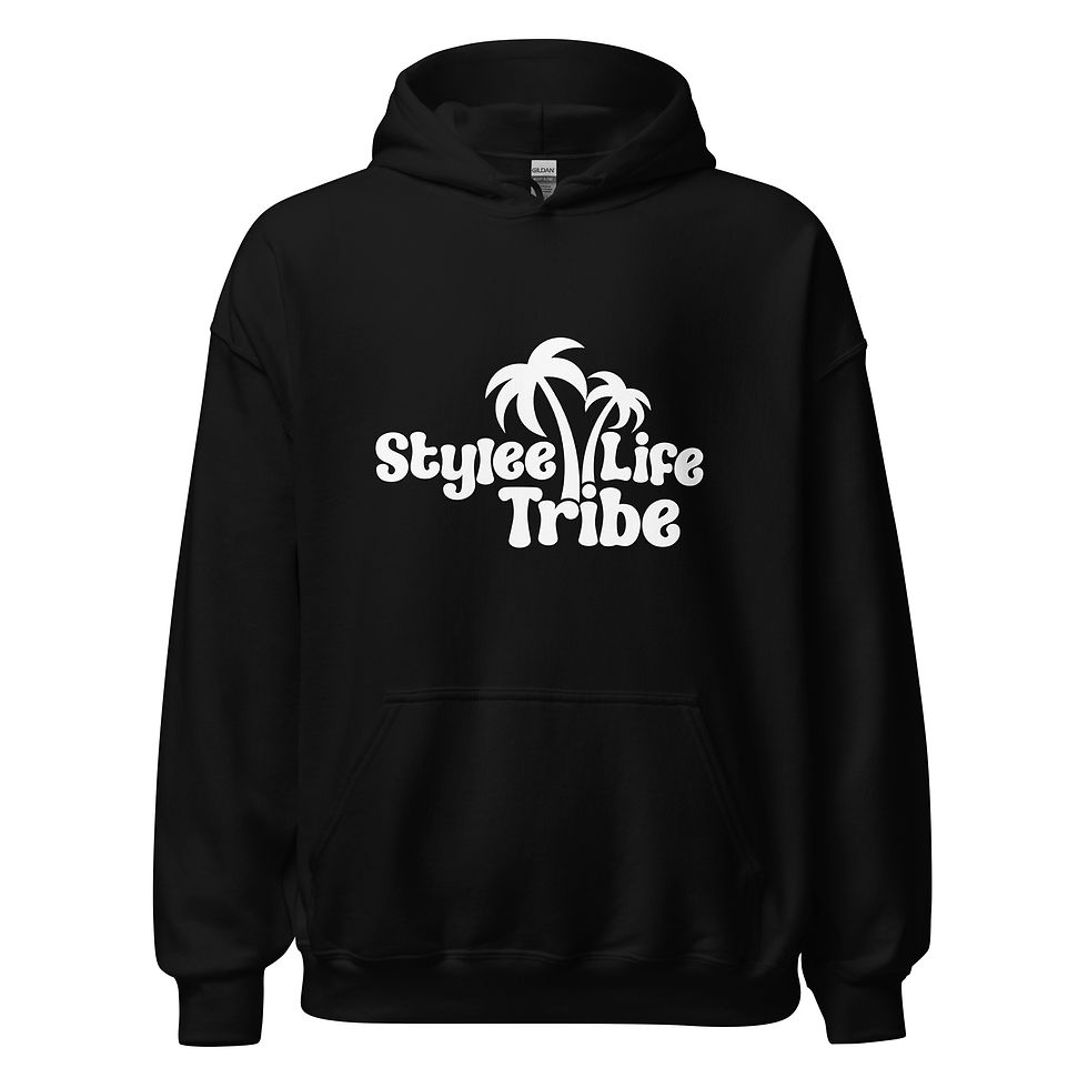 Thumbnail: Stylee Life Tribe White Logo Unisex Hoodie
