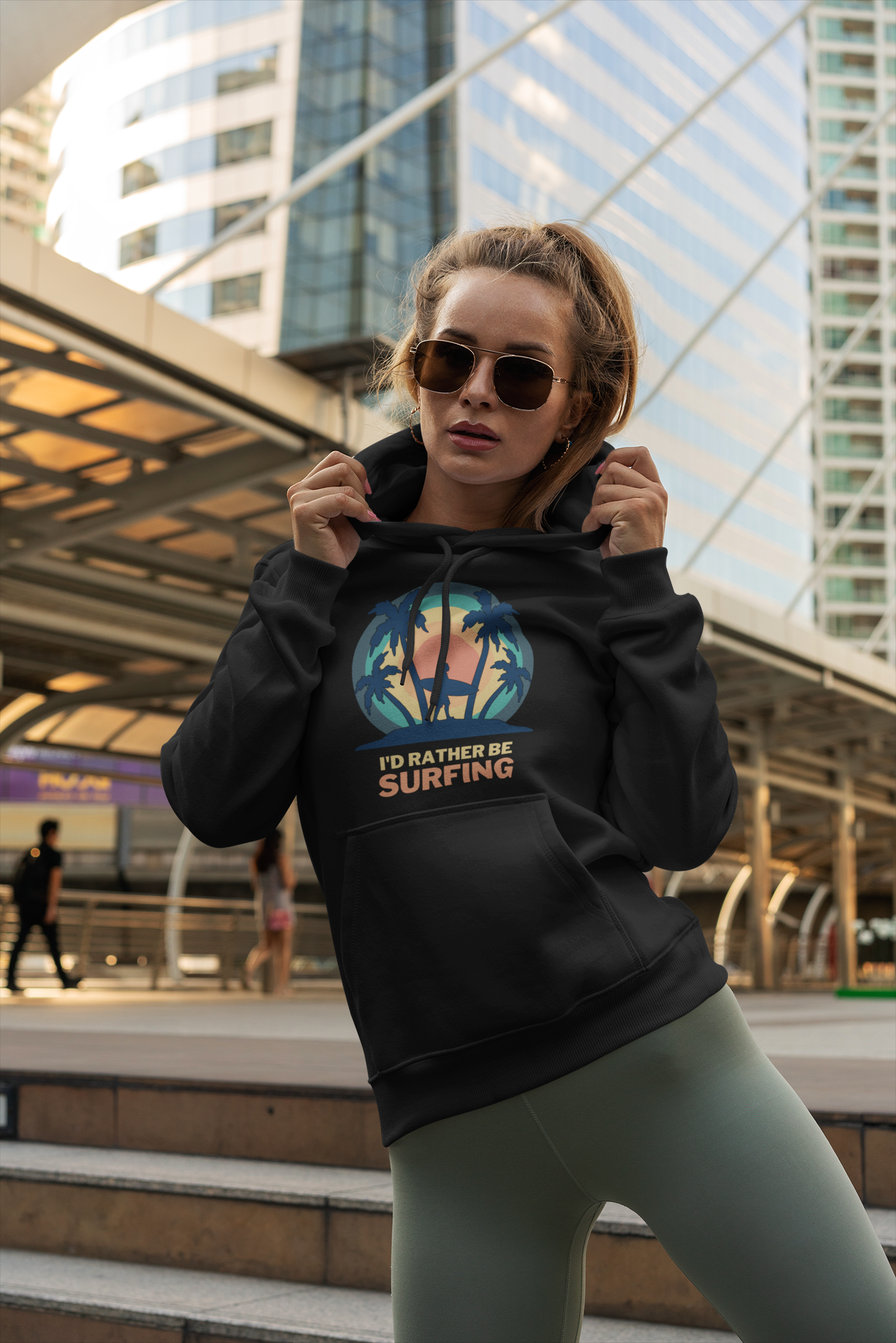 I'd Rather Be Surfing Unisex Hoodie