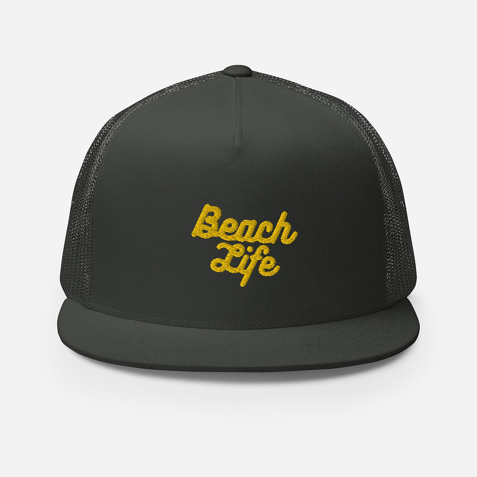 Miniatura: Beach Life Trucker Cap - Yellow