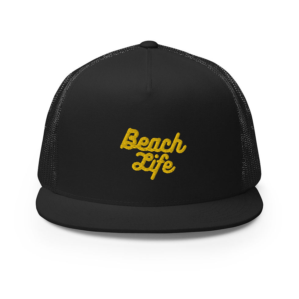 Miniatura: Beach Life Trucker Cap - Yellow