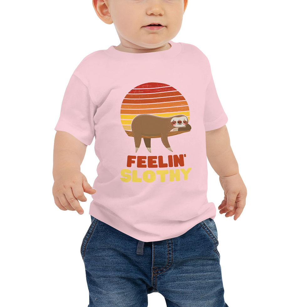 Thumbnail: Feelin' Slothy Baby Short Sleeve Tee