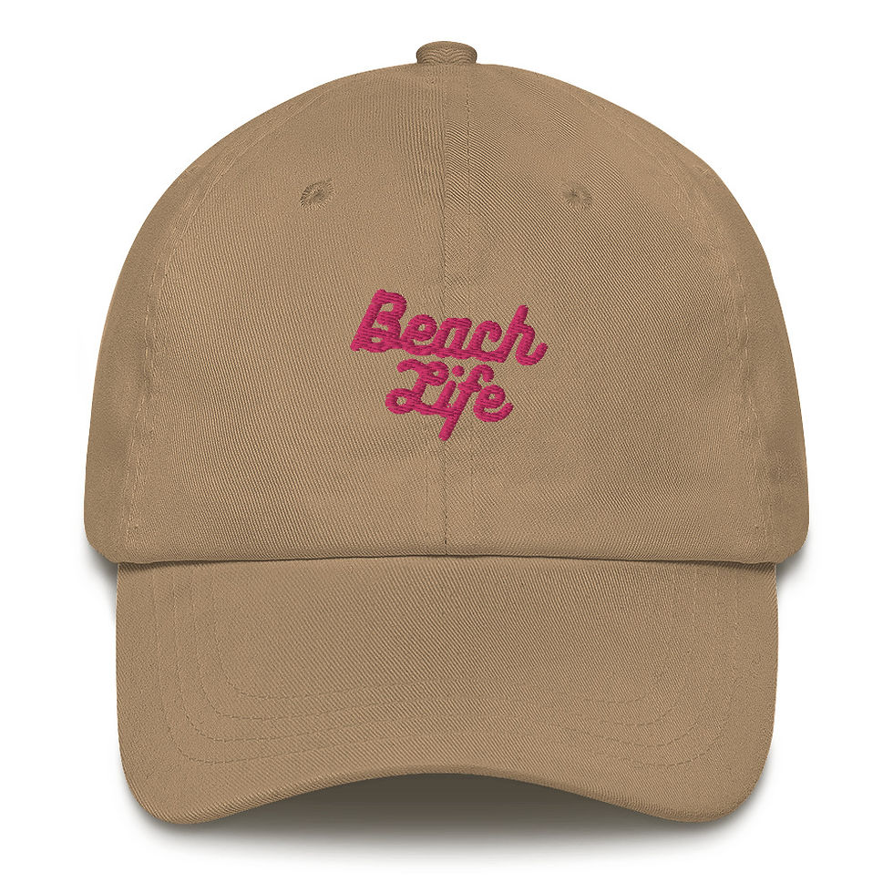 Thumbnail: Beach Life Dad Hat - Pink