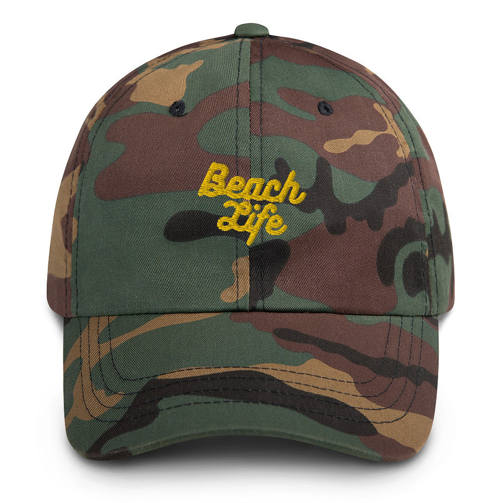 Thumbnail: Beach Life Dad Hat - Yellow