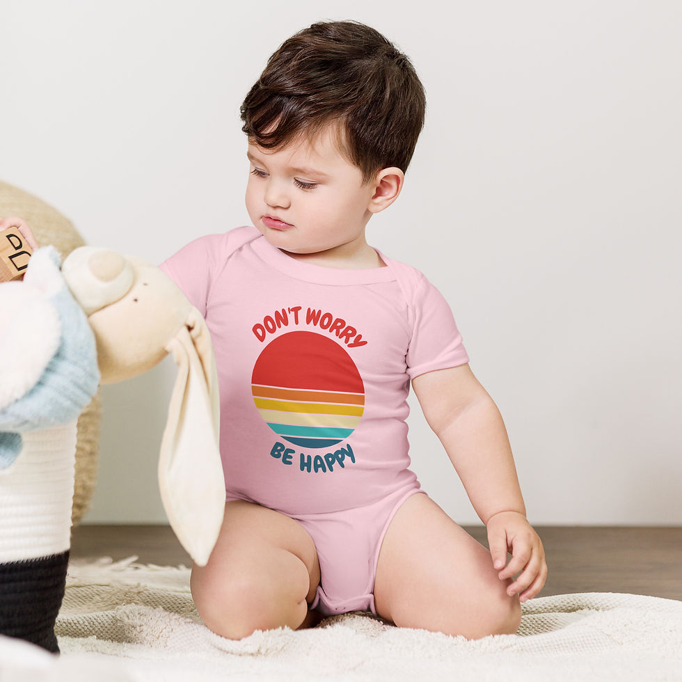 Thumbnail: Don't Worry Be Happy Baby Onesie