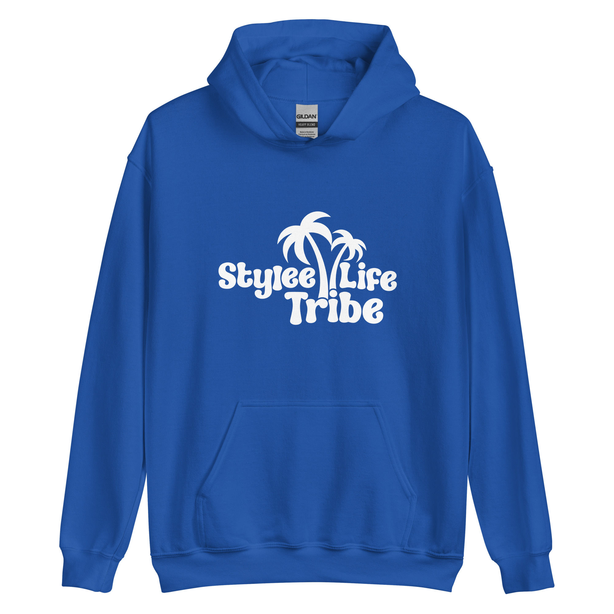 Stylee Life Tribe White Logo Unisex Hoodie