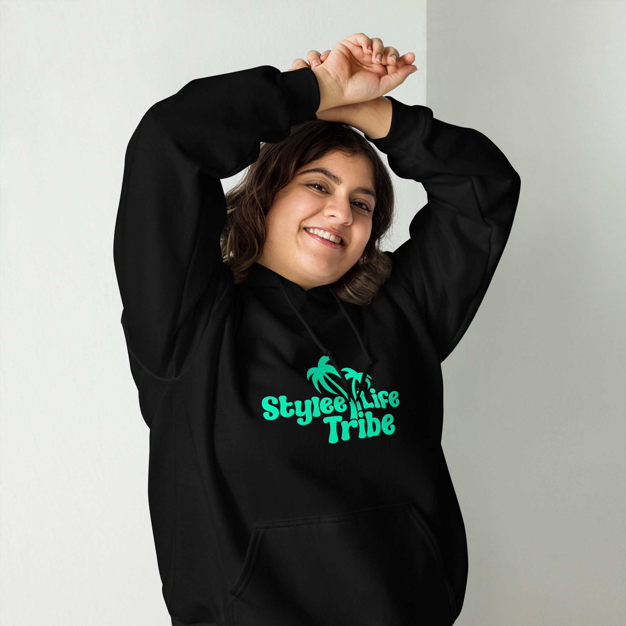 Stylee Life Tribe Green Logo Unisex Hoodie