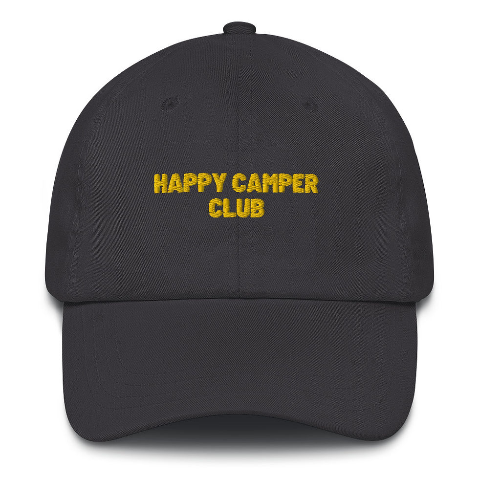 Thumbnail: Happy Camper Dad Hat - Yellow