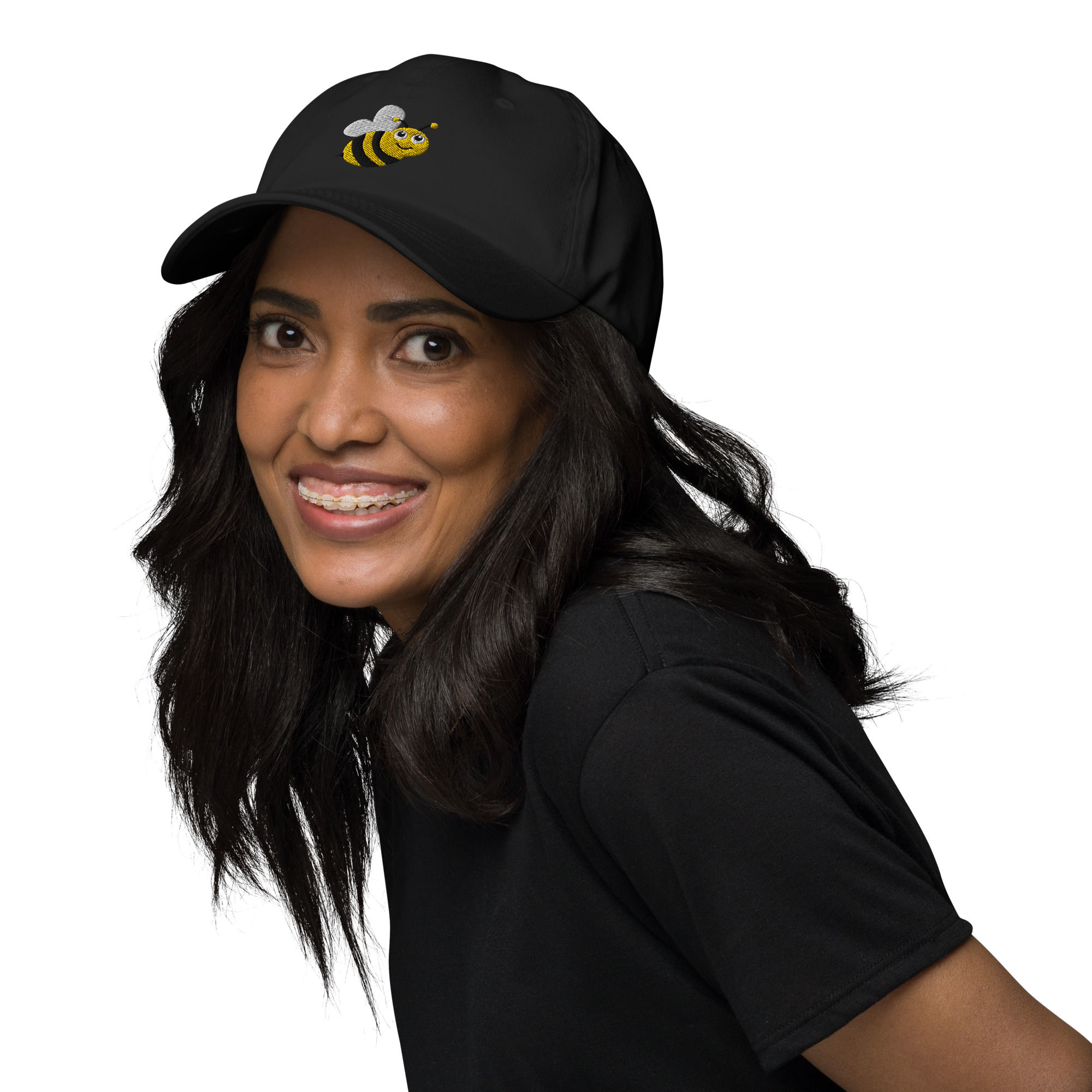 Bee Positive Dad Hat