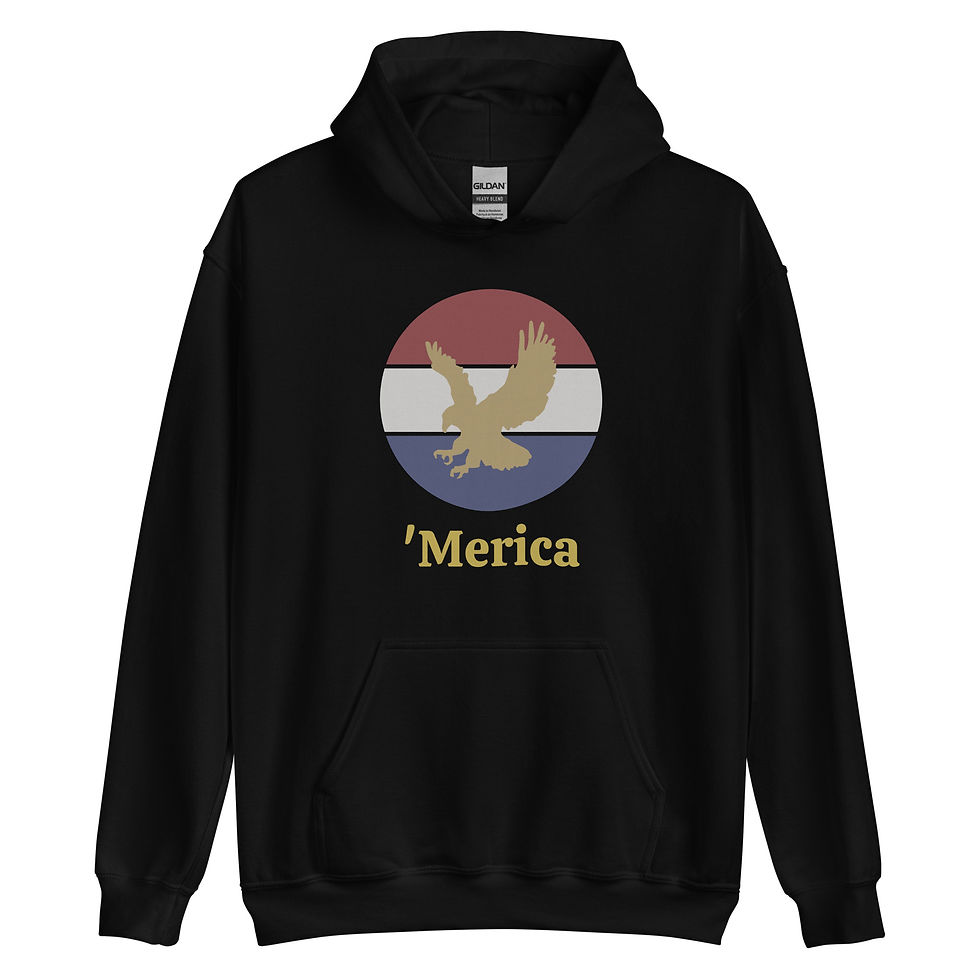 Thumbnail: Merica Gold Unisex Hoodie
