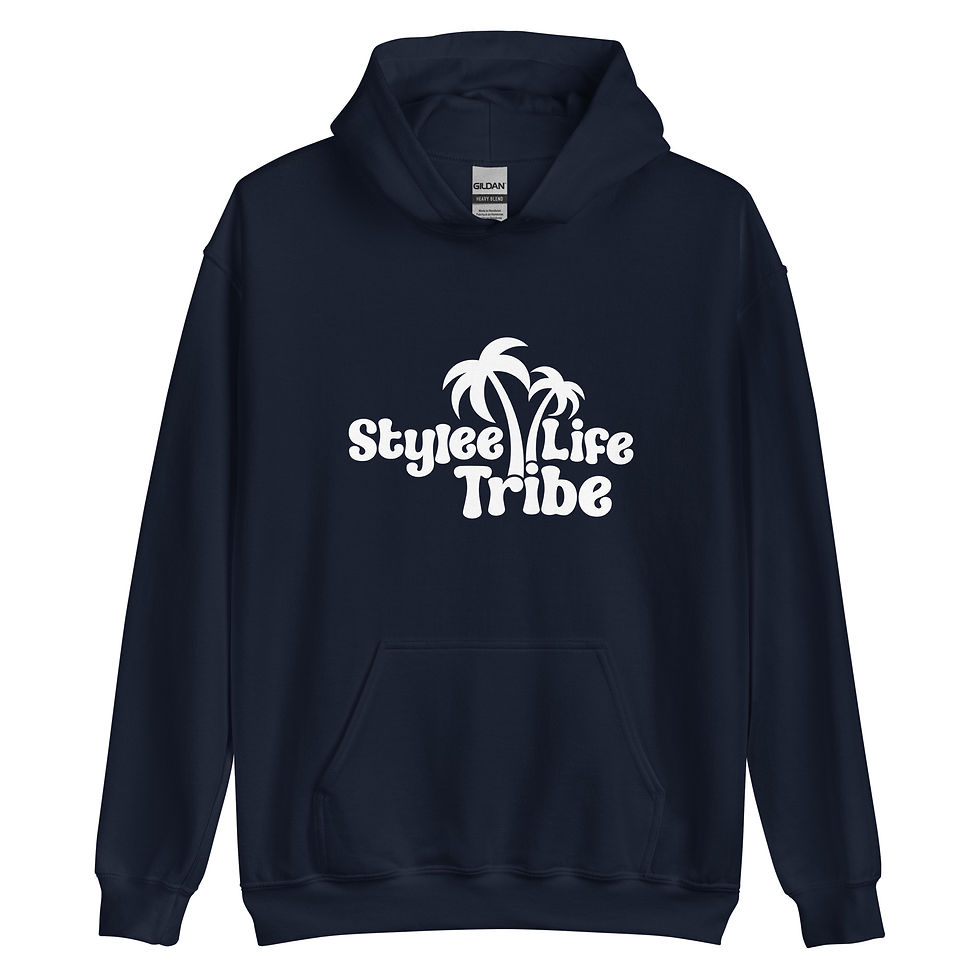 Thumbnail: Stylee Life Tribe White Logo Unisex Hoodie